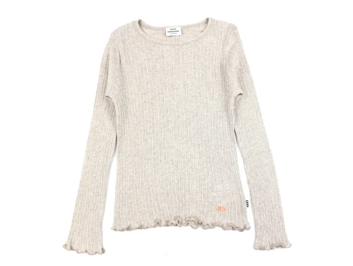 Mads Nørgaard oatmeal melange pointella t-shirt Trudy